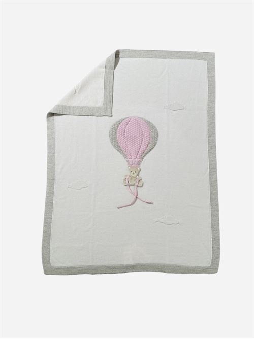 Coperta in lana MARLU' | IB5380ROSA TORTORA